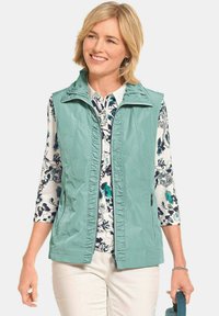 GOLDNER LEICHTE MIT EDLEM SCHIMMER - Weste - mint