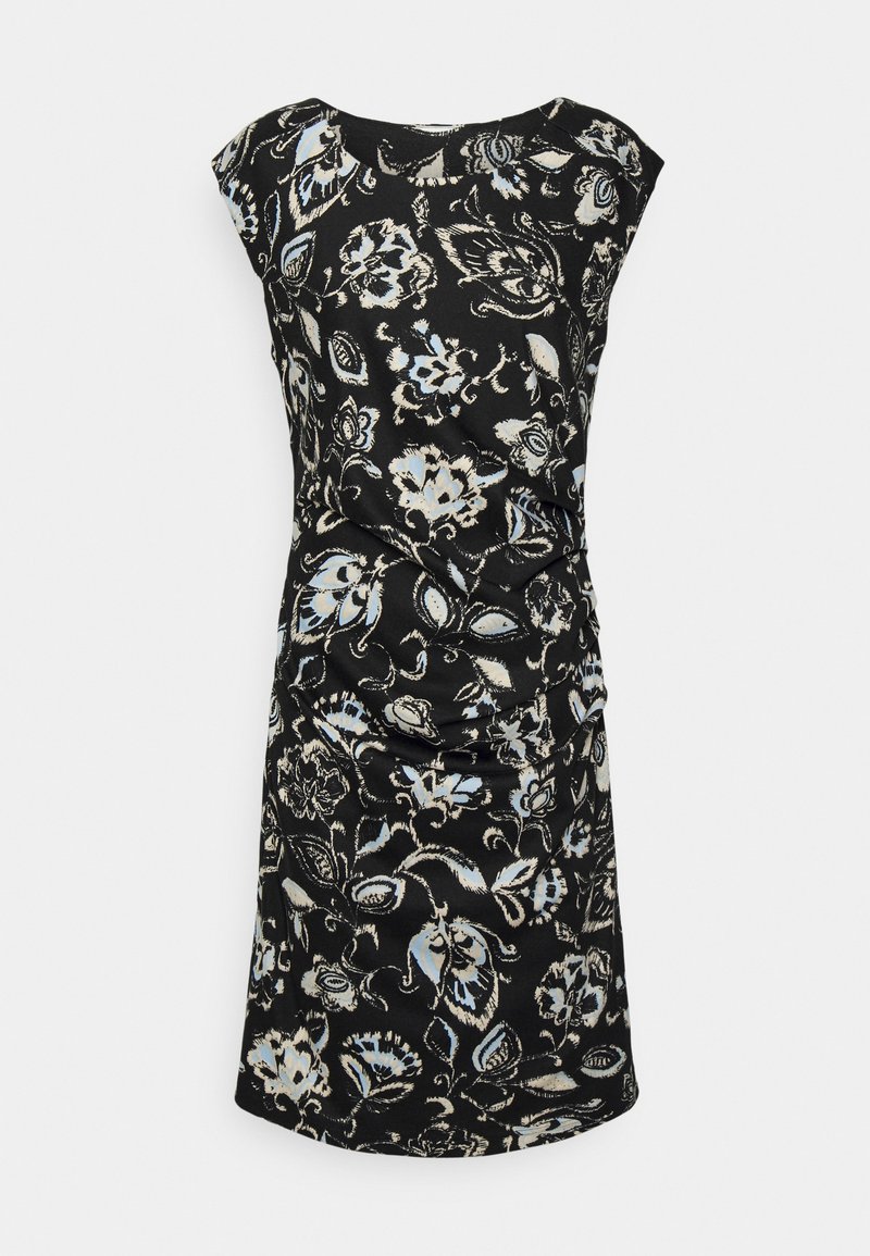 Kaffe IRMA INDIA DRESS - Φόρεμα ημέρας - black/windsurfer/gray