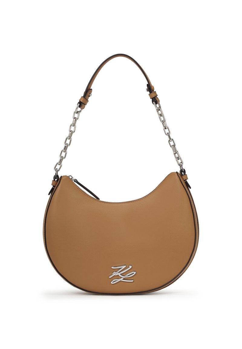 KARL LAGERFELD AUTOGRAPH MOON SHOULDER Handbag caramel/taupe - Main Image