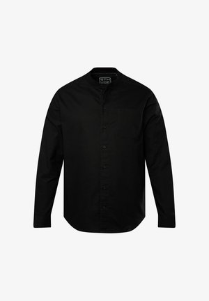 STHUGE, STHUGE SHIRT, LONG SLEEVE, COLLEGE COLLAR, UP TO 8 XL - Camicia - black