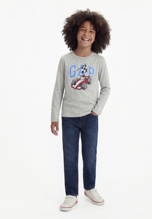 GAP BABYGAP LOGO T-SHIRT - Top dugih rukava - light heather grey