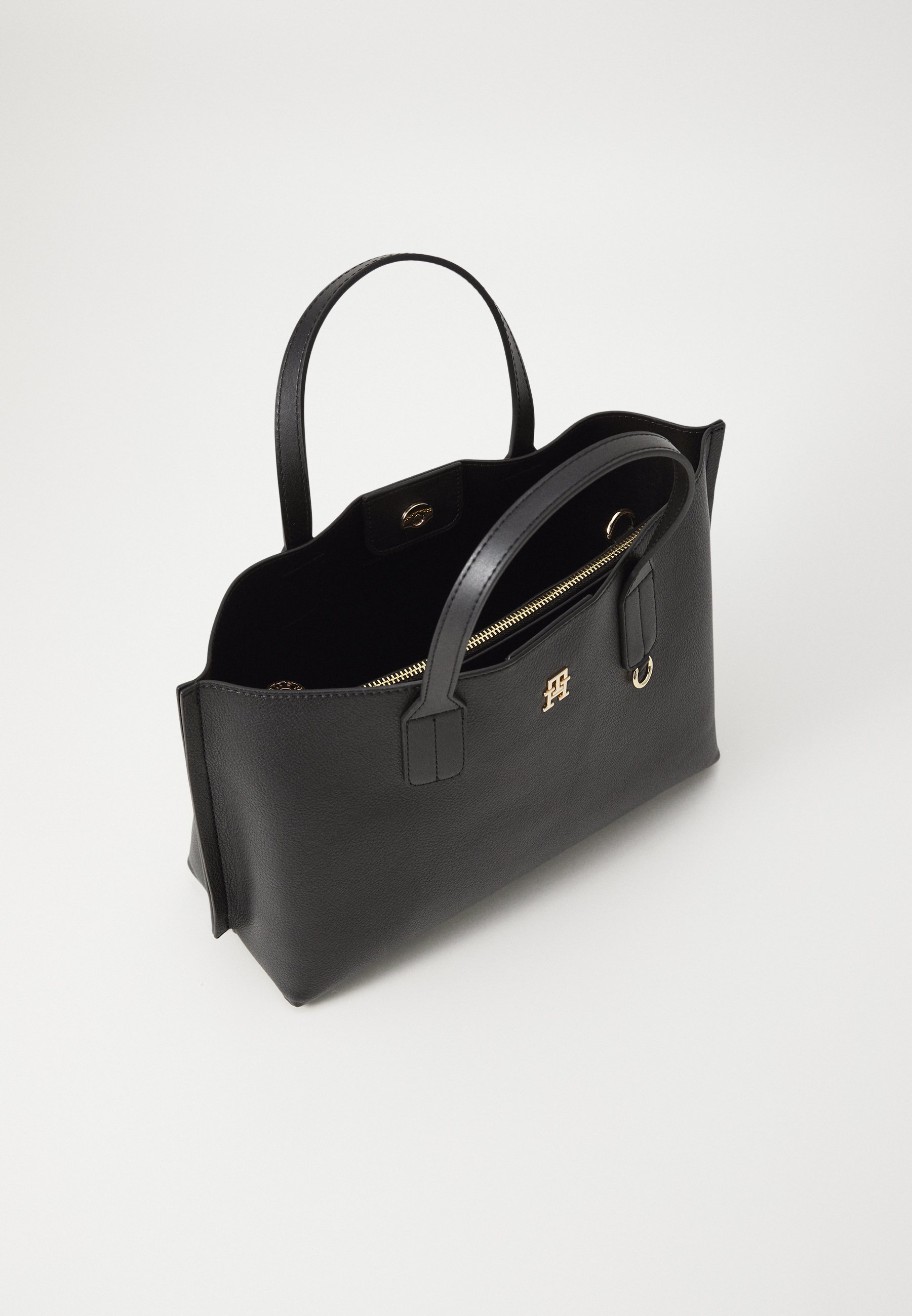 Tommy Hilfiger DISTINCT MINI TOTE - Bandolera - black/negro
