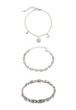 SET - Armbånd - silver-coloured