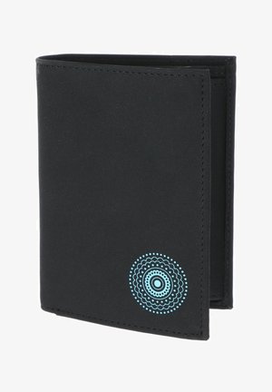 oxmox, NEW CRYPTAN RFID PROTECT KOMBIBÖRSE UNISEX - Wallet - circle bloom print cyan black