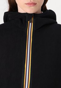 K-Way DOUBLE - Felpa con zip - black
