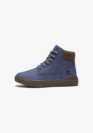 Timberland MID WITH ZIP - Lær-at-gå-sko - dark blue