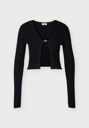 L/AB c/o Off-White, HARDWARE CARDIGAN - Gilet - black night