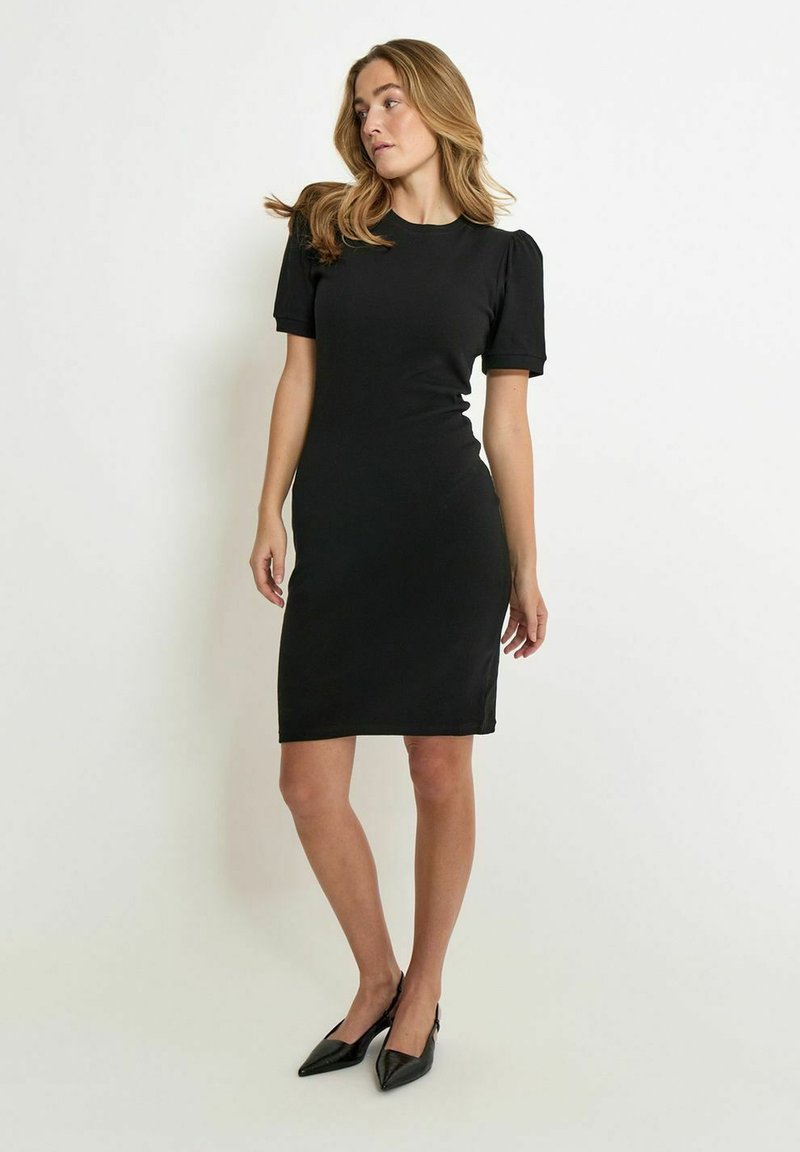 princess polly baby blue dress Black Puff Sleeve Dress by Love, Whit by Whitney Port main image 1