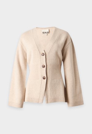 VIVERE, MARYAM WAIST CARDIGAN - Жилетка - beige