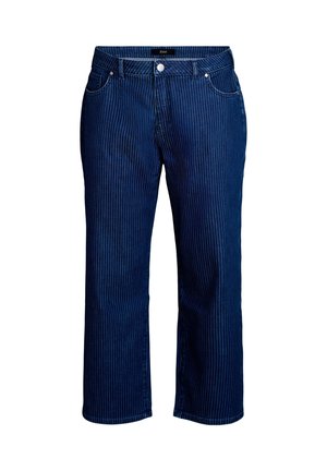 NADELSTREIFEN - Jeans straight leg - dark blue stripe