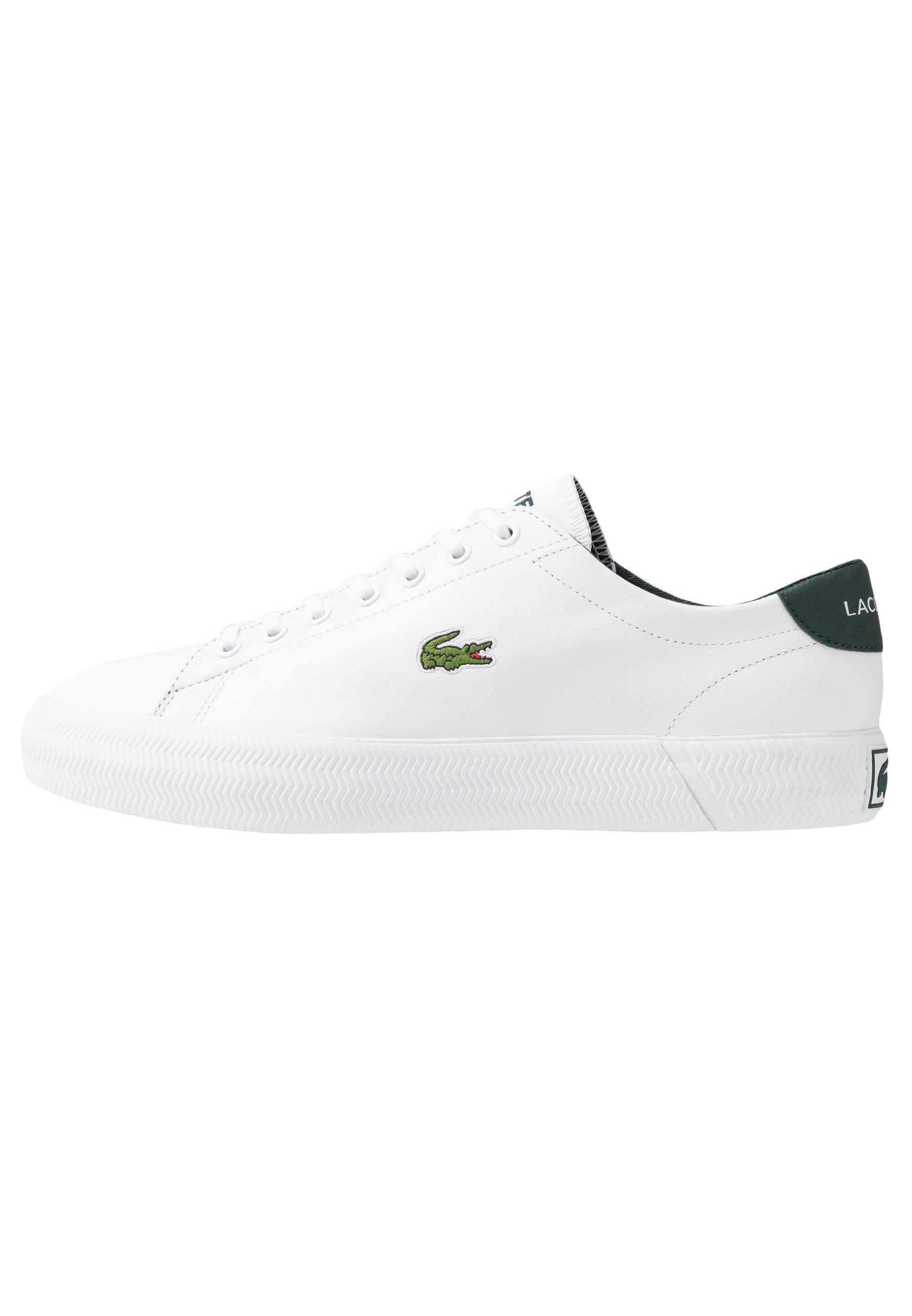 lacoste shoes white and green