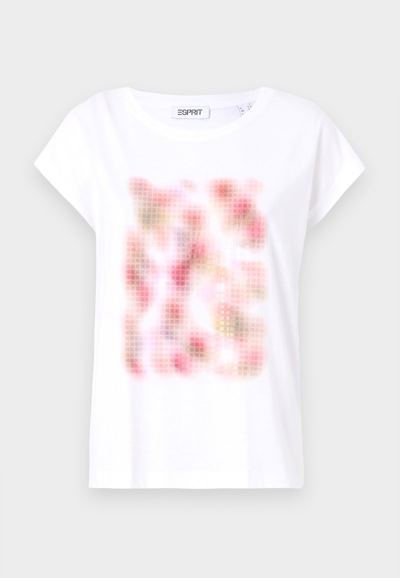 Esprit T-shirt print wit Esprit T-shirt print wit