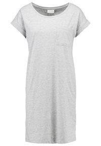 VILA Jerseyklänning - mottled light grey