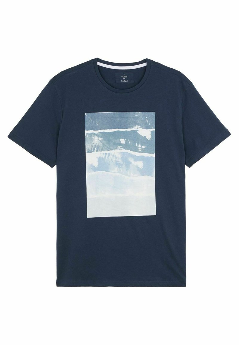 Herren T-Shirts basic | Conbipel T-Shirt print blu/blau - SL27017 Herren T-Shirts basic | Conbipel T-Shirt print blu/blau - SL27017