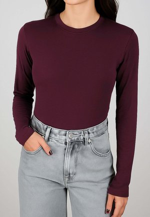 FASHION - Maglietta a manica lunga - vino
