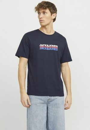 JWHCYBER - Print T-shirt - navy blazer