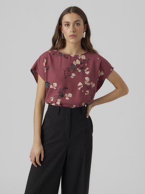 Vero Moda VMNEWHALLIE NEW - Μπλουζάκι με στάμπα - dry rose