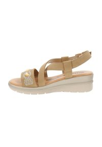 Valleverde Sandali con plateau - beige