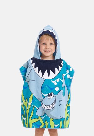 Mr Ukko, JAWS PONCHO TOWEL UNISEX - Bademantel - jaws green