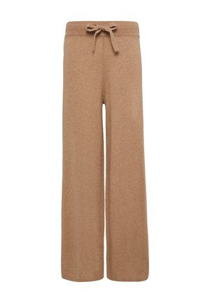 s.Oliver WIDE  - Trousers - sandstein