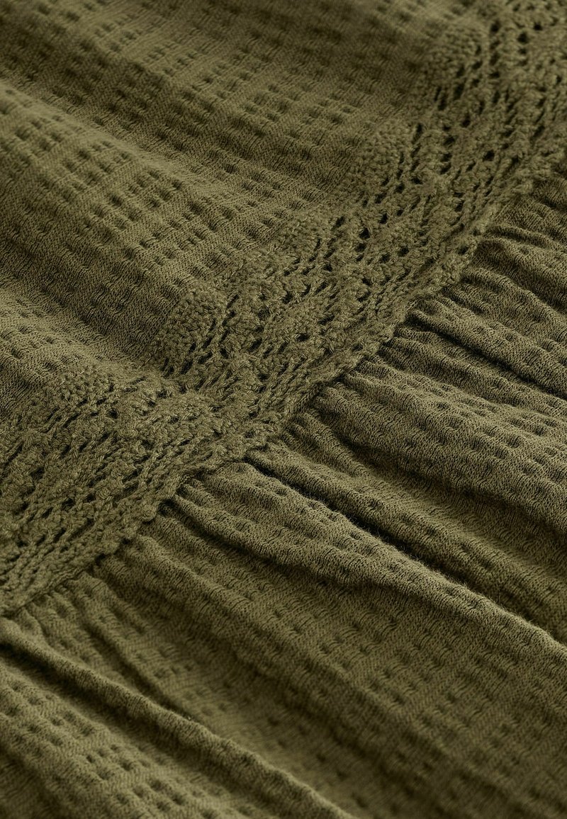 Next TEXTURED WITH TRIM TALL  - Maksihame - khaki green