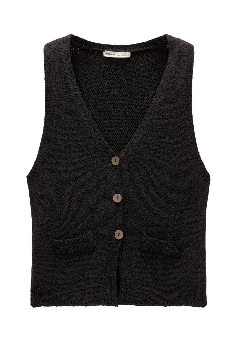 PULL&BEAR Bodywarmer zwart