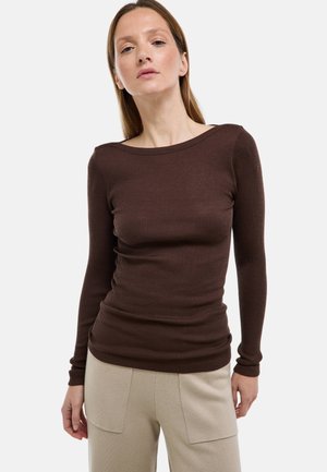 COL BATEAU  - T-shirt à manches longues - arabica