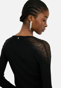 LIU JO Chaqueta de punto - black