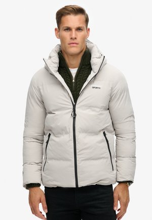HOODED BOXY PUFFER - Vinterjakker - moonlight grey