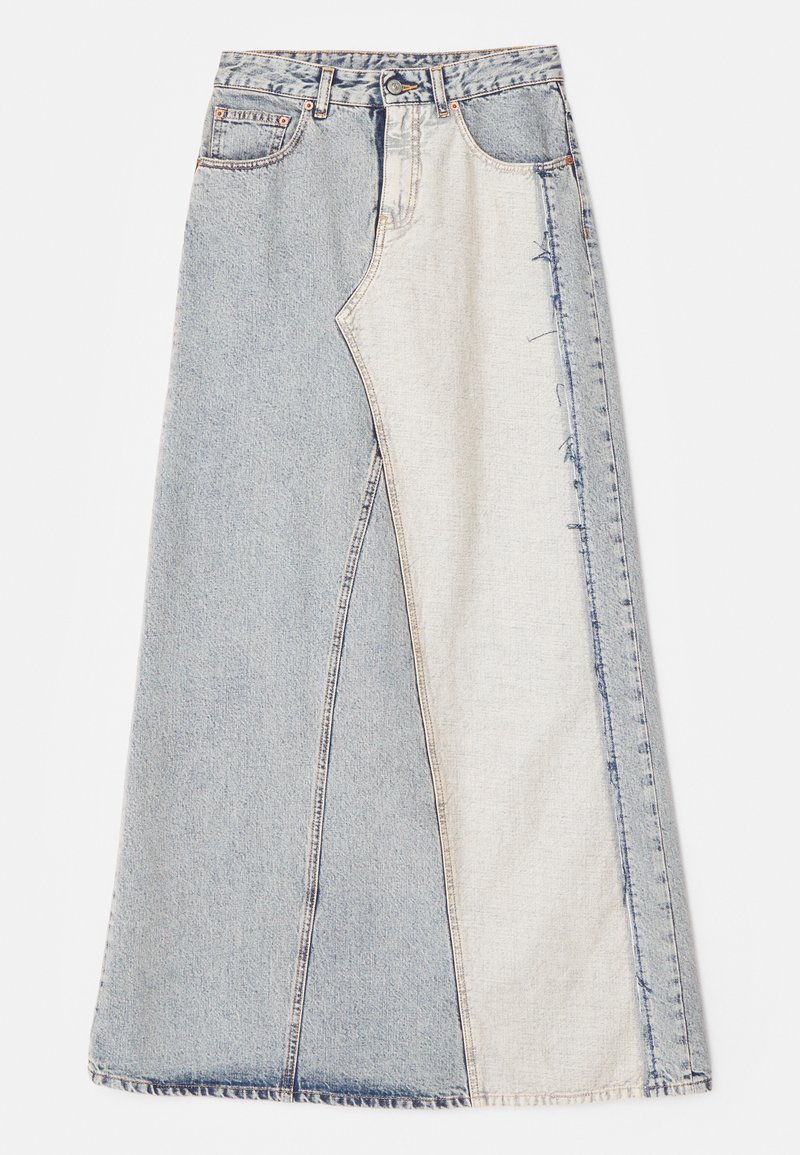 MM6 Maison Margiela Maxirok lichtblauw denim MM6 Maison Margiela Maxirok lichtblauw denim