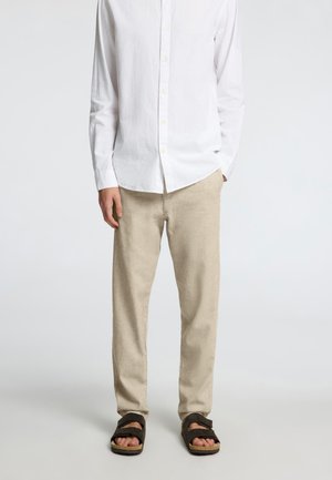 SLH SLIM TAPE BRODY PANT - Pantalon classique - vetiver