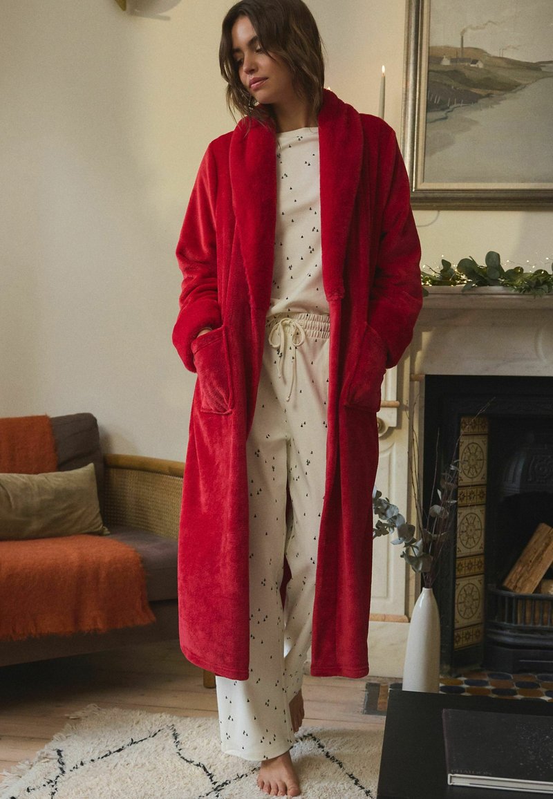 Next SUPERSOFT - REGULAR FIT - Badekåber - red