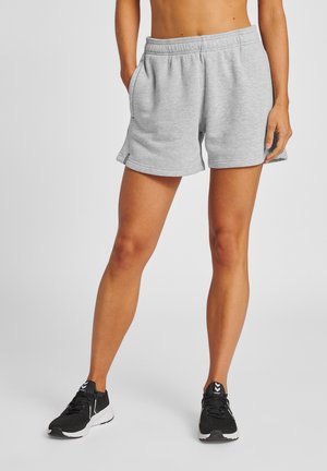 Kurze Sporthose - grey melange