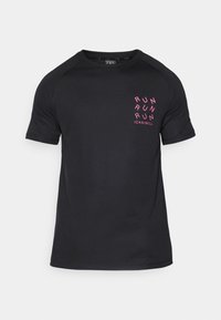 MIRAGE RAGLAN - Tricou cu imprimeu - black