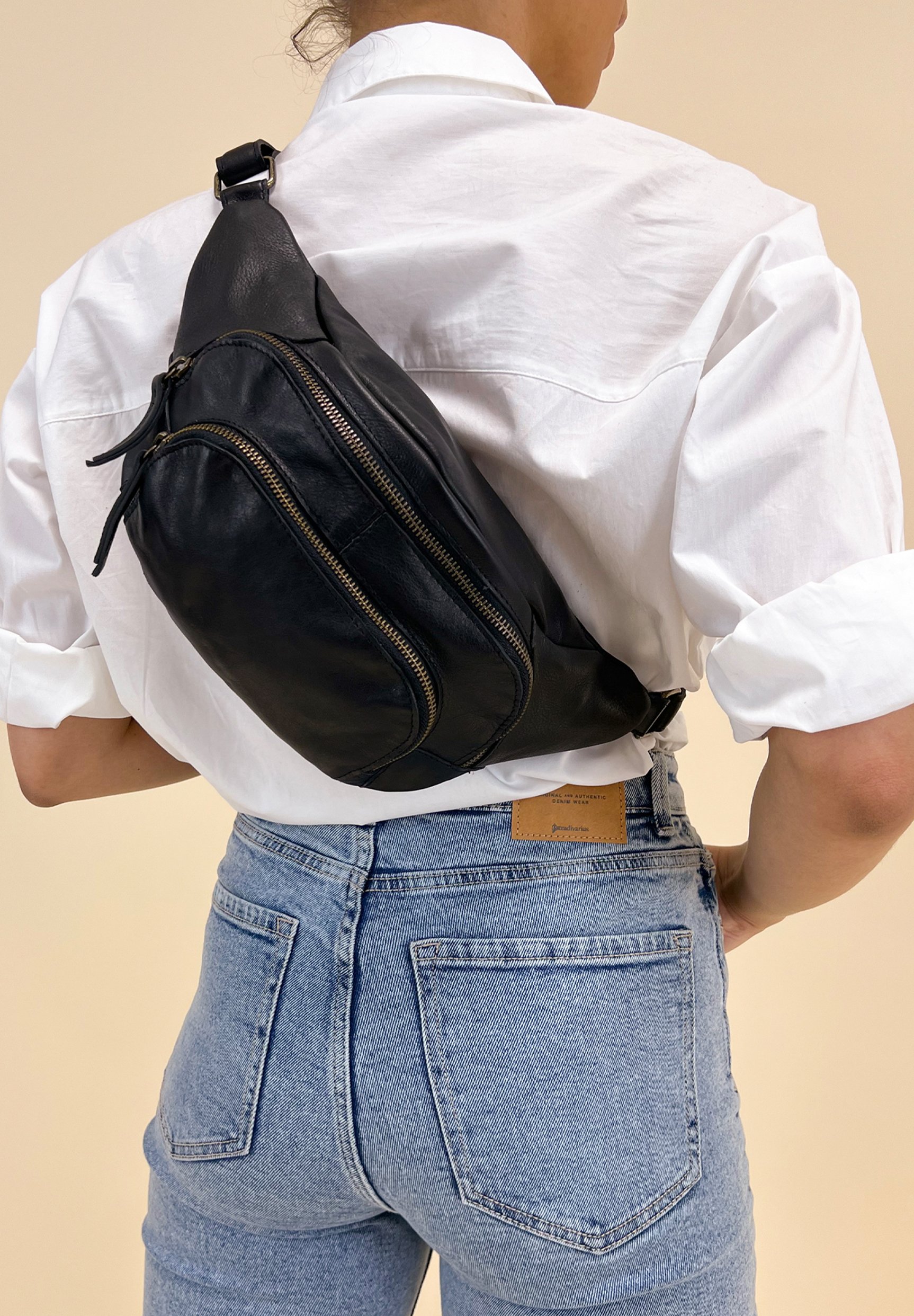 Gusti Leder SVERRE - Riñonera schwarz/negro Zalando.es