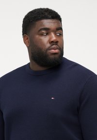 Tommy Hilfiger ESSENTIAL STRUCTURE CREW NECK - Jumper - desert sky
