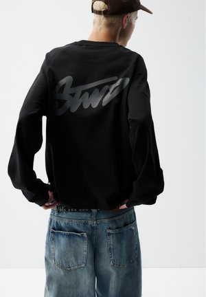 PULL&BEAR, STWD LONG SLEEVE - T-SHIRT - T-shirt à manches longues - black