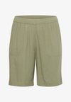 KCMILLE - Rövidnadrágok - oil green