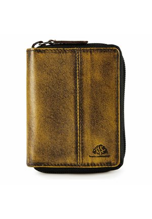 DESTRESSED RFID SCHUTZ - Portemonnee - dirty yellow