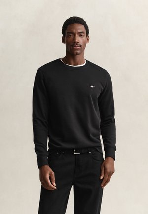 GANT, SHIELD C NECK - Felpa - black
