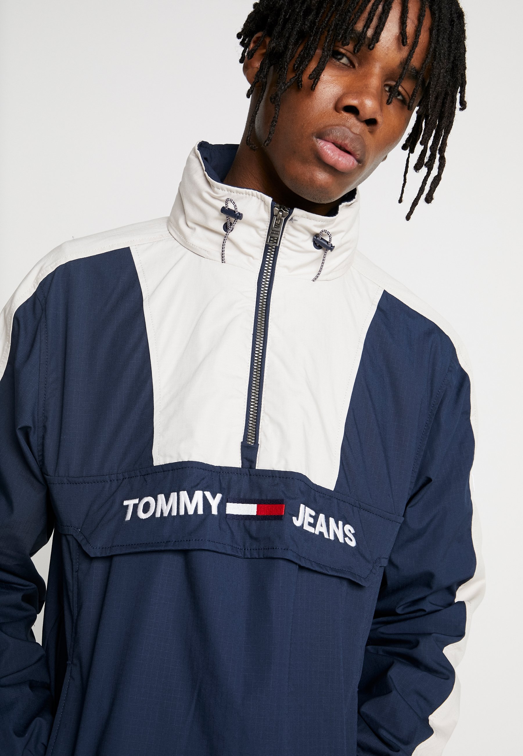tommy jeans colorblock popover