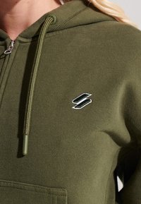 Superdry & Co Mikina na zip - green