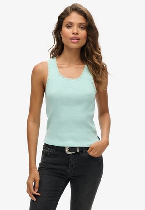 TRIM - Top - minted green marl