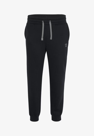 Chiemsee MIT PRINT - Tracksuit bottoms - black beauty
