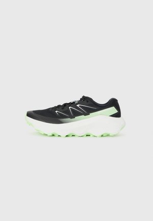 ULTRA FLOW 2 - Trail hardloopschoenen - black/white/patina green