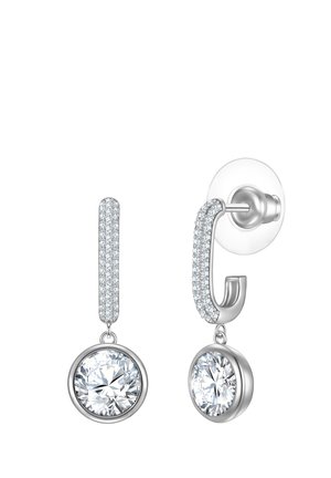 CREOLEN ZIRKONIA - Earrings - silberfarben