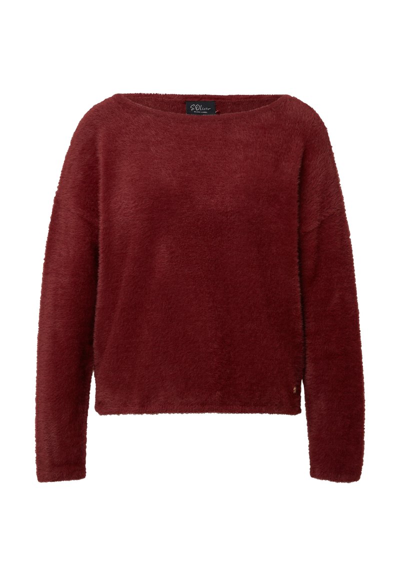 s-oliver-black-label-pullover-strickpullover-bordeaux-rot-zalando