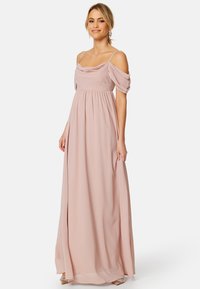 Bubbleroom - OFF SHOULDER CHIFFON GOWN - Occasion wear - salmon Thumbnail Image 1