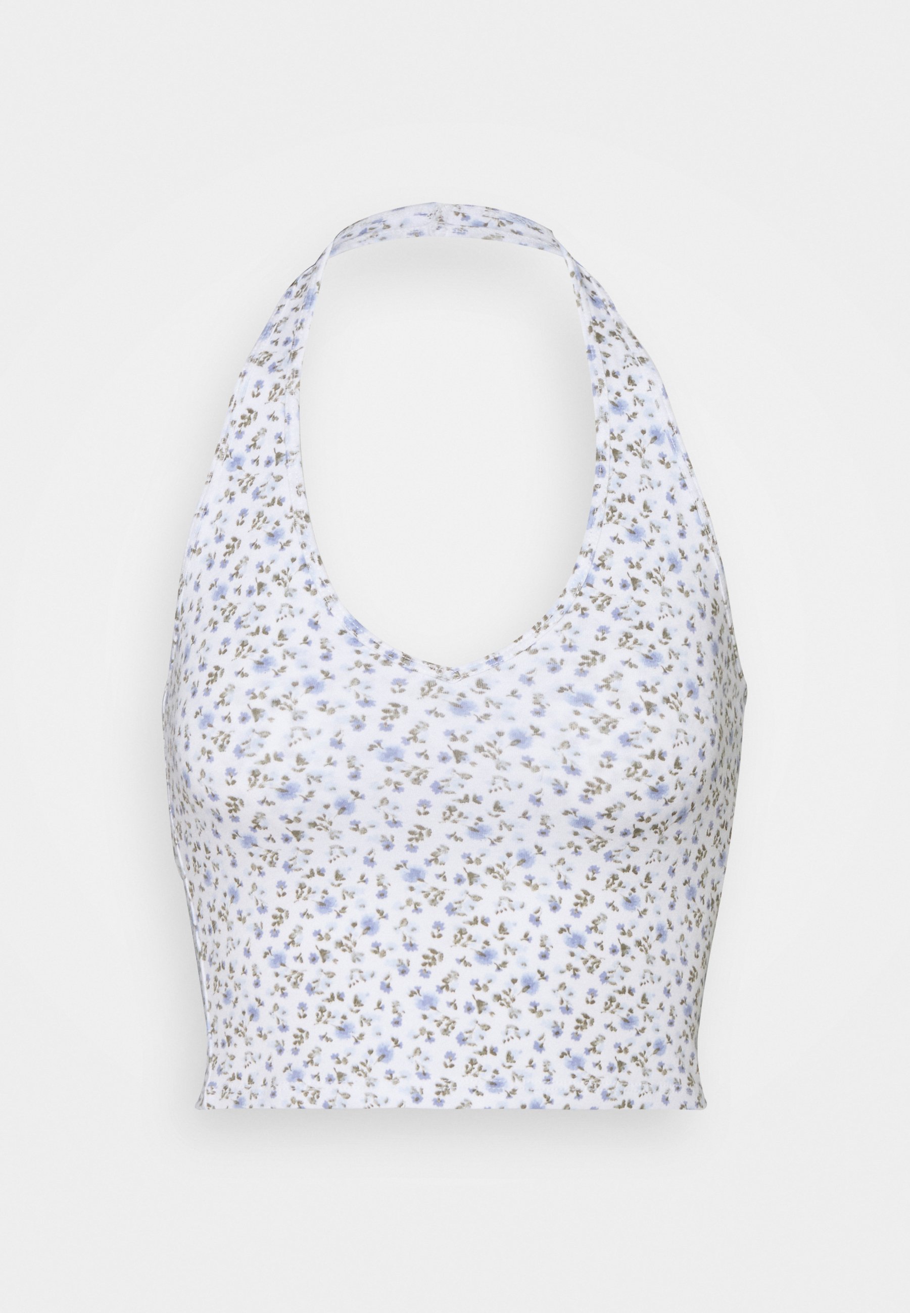 Hollister Co. BARE HALTER - Top - white 