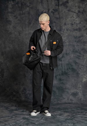 BAGGY FIT UNISEX - Relaxed fit jeans - black delavé